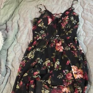 Size small Romper with long train/skirt